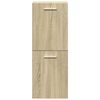 vidaXL Ensemble de meubles de salle de bain 3 pcs ch&ecirc;ne sonoma