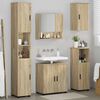vidaXL Ensemble de mobilier de salle de bain 5 pcs Ch&ecirc;ne Sonoma