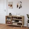 vidaXL Armoire &agrave; chaussures Ch&ecirc;ne sonoma 102x36x60cm Bois d'ing&eacute;nierie