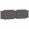 vidaXL Cadre de lit sans matelas Zadar gris 180x200 cm similicuir