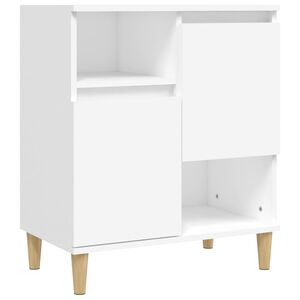 vidaXL Buffet Blanc 60x35x70 cm Bois d'ing&eacute;nierie