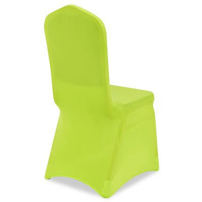 vidaXL Housse de chaise extensible 4 pcs vert