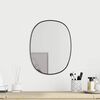 vidaXL Miroir mural Noir 40x30 cm