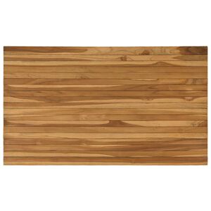 vidaXL Plateau de table 120 x 70 x 3,5 cm Rectangulaire Naturel