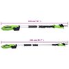 vidaXL Set outils &eacute;lectriques jardin sans fil 4pcs chargeurs/batteries