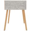 vidaXL Table de chevet Gris b&eacute;ton 40x40x56 cm Bois d'ing&eacute;nierie