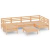 vidaXL Salon de jardin 7 pcs Bois de pin massif