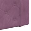 vidaXL T&ecirc;te de lit suspendue Pourpre 110 x 55 x 5 cm Velours