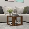 vidaXL Table basse Ch&ecirc;ne marron 40x40x30 cm Bois d'ing&eacute;nierie
