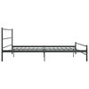 vidaXL Cadre de lit sans matelas gris m&eacute;tal 180x200 cm
