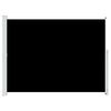 vidaXL Auvent lat&eacute;ral r&eacute;tractable de patio 220x300 cm Noir