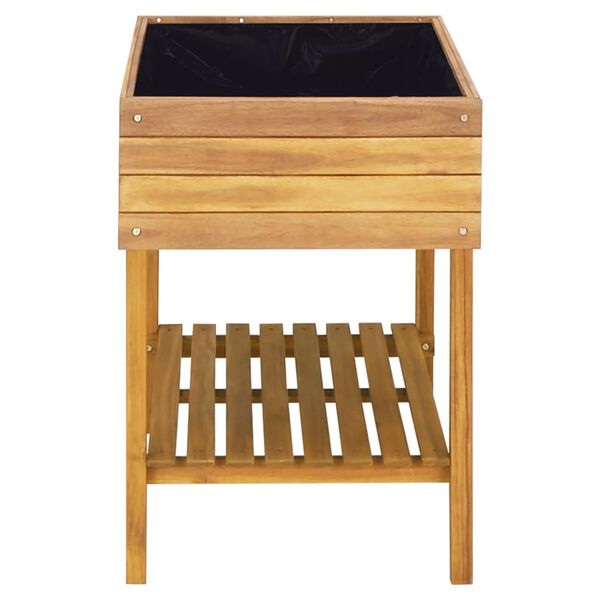 vidaXL Jardini&egrave;re sur&eacute;lev&eacute;e 78,5x58,5x78,5 cm Bois massif d'acacia