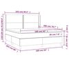 vidaXL Sommier &agrave; lattes de lit avec matelas Noir 160x200 cm Tissu
