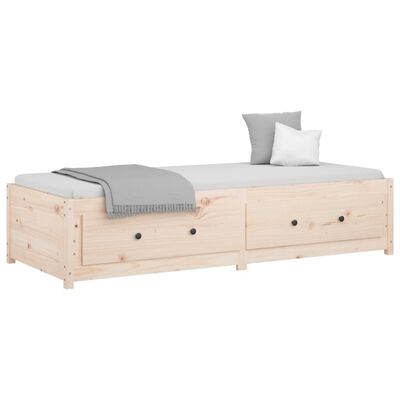 vidaXL Lit de jour 90x190 cm Simple Bois de pin massif