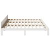 VidaXL Cadre de lit familial sans matelas blanc 270x200 cm
