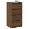 vidaXL Buffet chêne marron 37,5x35x76 cm bois d'ingénierie