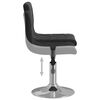 vidaXL Chaises pivotantes &agrave; manger lot de 2 noir velours