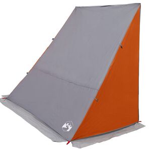 vidaXL Tente de hayon 190 x 150 x 185 cm Gris et orange taffetas