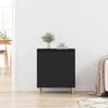 vidaXL Buffet Noir 60 x 35 x 70 cm Bois d'ing&eacute;nierie