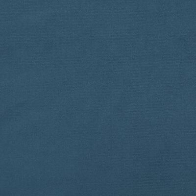 vidaXL Matelas de lit à ressorts ensachés bleu foncé 120x190x20 cm