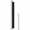 vidaXL Auvent lat&eacute;ral r&eacute;tractable de patio 180x500 cm Noir