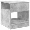 vidaXL Table d'appoint Gris b&eacute;ton 40,5 x 40 x 45 cm Bois d'ing&eacute;nierie