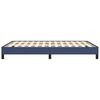 vidaXL Cadre de lit sans matelas bleu 140x200 cm tissu