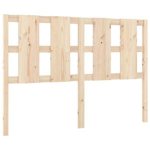 vidaXL T&ecirc;te de lit 145,5x4x100 cm Bois massif de pin