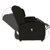 vidaXL Fauteuil de massage inclinable et porte-gobelets 4 places noir