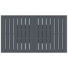 vidaXL Ensemble de salle &agrave; manger pour jardin 9 pcs Noir polyrotin