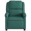 vidaXL Fauteuil inclinable &eacute;lectrique Vert fonc&eacute; Tissu