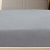 vidaXL Drap-housse Jersey Gris 100x200 cm Coton