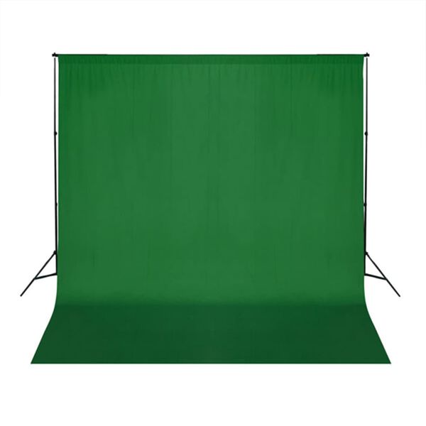vidaXL Kit de studio photo bo&icirc;te &agrave; lumi&egrave;re toile de fond et r&eacute;flecteur