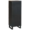 vidaXL Highboard Marron 40 x 33 x 110 cm bois de manguier massif