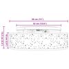 vidaXL Lampe de plafond Gris 38 x 38 x 13,5 cm tissu