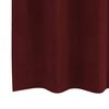 vidaXL Rideaux occultants 2 pcs Bordeaux 140 x 225 cm Velours