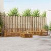 vidaXL Ensemble de canap&eacute;s d'ext&eacute;rieur 7 pcs Naturel