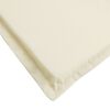 vidaXL Coussin de chaise longue cr&egrave;me 186x58x4 cm tissu oxford