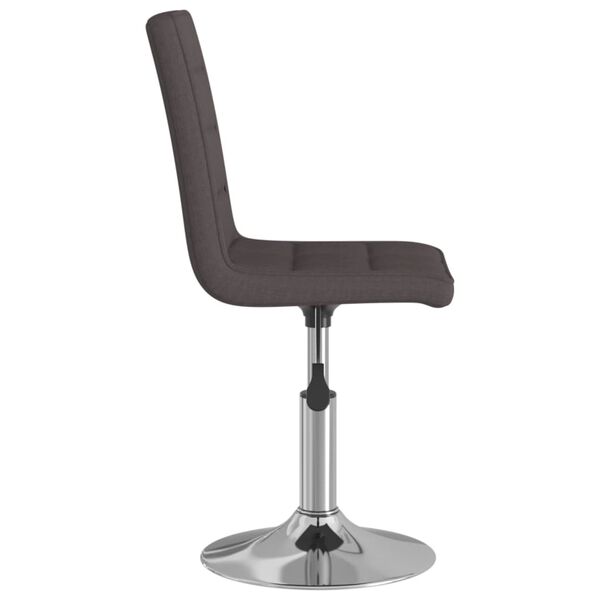 vidaXL Tabouret de bar Taupe Tissu
