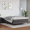 vidaXL Cadre de lit gris 140x200 cm similicuir