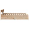 vidaXL Cadre de lit sans matelas 140x200 cm bois massif de pin