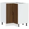 vidaXL Armoire d'angle de cuisine Lucca ch&ecirc;ne marron bois d'ing&eacute;nierie