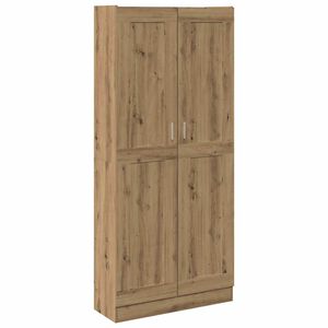 vidaXL Buffet haut ch&ecirc;ne artisanal 82,5x30,5x185 cm bois d'ing&eacute;nierie