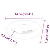 vidaXL Plaque de poids 40 kg Fonte