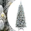 vidaXL Sapin de No&euml;l artificiel Blanc 210 cm