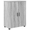 vidaXL Ensemble de mobilier de salle de bain 4 pcs Gris Sonoma