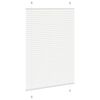 vidaXL Store pliss&eacute; blanc 90x150 cm largeur du tissu 89,4 cm polyester
