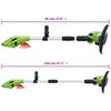vidaXL Set d'outils &eacute;lectriques jardin sans fil3pcs chargeur/batteries