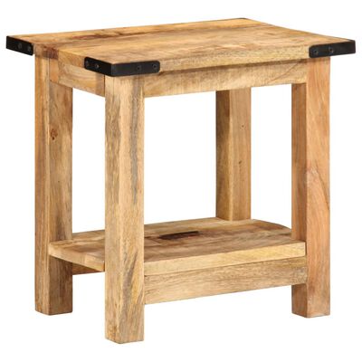 vidaXL Table d'appoint 40x30x40 cm bois massif de manguier brut