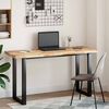 vidaXL Dessus de bureau non trait&eacute; 120x50x4 cm bois d'acacia massif